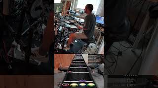 Traditional Blast Practice 220 BPM  Clone Hero Drums blastbeat drums [upl. by Lach]