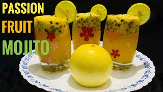 Passion Fruit Mojito  Passion Fruit Drink  Passion Fruit Mojito Recipe in Malayalam  Easy Mojito [upl. by Kowalski]