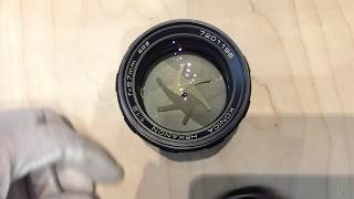 Konica Hexanon 57mm f12 V1 AR Mount [upl. by Beeck]