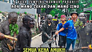 MANG CEKAH DAN MANG IING JADI LUMPING  SPESIAL 4 KUDA LUMPING BENJANG PANCA KOMARA DI CIKOANG [upl. by Kristal]