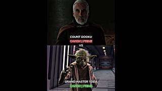 Count Dooku vs Yoda starwars 1v1 [upl. by Kopple]