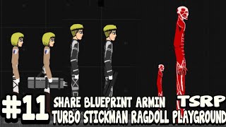 TSRP Share Blueprint 11 Pack ArminTurbo Stickman Ragdoll Playground [upl. by Irb]