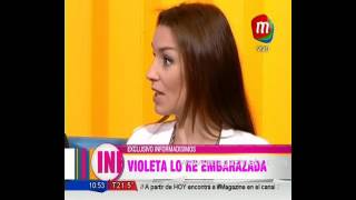 Violeta Lo Re embarazada [upl. by Deehahs561]