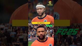 ⚔️ EA FC 25 vs EFOOTBALL 2025 Player Faces Comparison Comparação de Faces shorts efootball eafc [upl. by Aihtnyc]