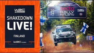 🔴 Shakedown LIVE  WRC Secto Rally Finland 2024 [upl. by Edris]