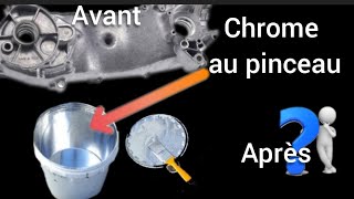 Chromage du carter au pinceau grâce à une peinture spéciale [upl. by Andy]