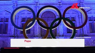 Parigi 2024 Papa quotPace seriamente minacciata tregua olimpica durante i Giochi [upl. by Rabin]