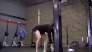 Pregnant Woman Workouts Doing a Crossfit WOD Training Exercises la F4D [upl. by Bove204]