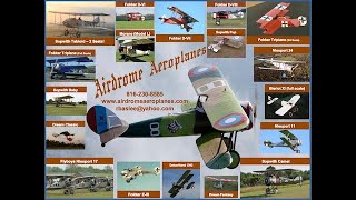 Airdrome Aeroplanes Factory Tour with Robert Baslee [upl. by Ahnavas42]