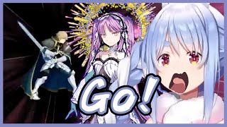 Pekora Finally Beat Gawain Thanks To Euryale 【Hololive  FGO  Eng Sub】 [upl. by Ised329]