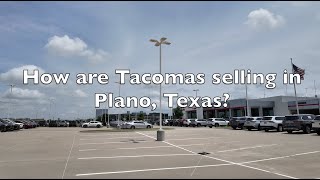 2024 Tacoma Off Road Are Tacomas selling in Plano Texas [upl. by Tivad653]