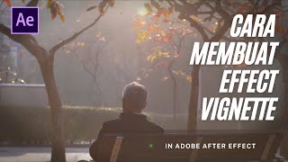 Cara Membuat Efek Vignette Video di After Effect  After Effect Tutorial [upl. by Hanikas355]