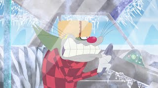 Oggy and the Cockroaches  FREEZING COLD S07E58 CARTOON  New Episodes in HD [upl. by Oinotnanauj671]