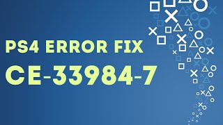 PS4 EASY FIX Error CE339915 Cannot connect to the Internet [upl. by Lyret198]