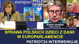 Do zbrodni wojennej porównał odbieranie dzieci w Skandynawii Rewiński w Parlamencie Europejskim [upl. by Howard]