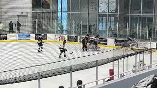 Blake with quick release scores his first goal for Stayner Siskins [upl. by Mraz105]