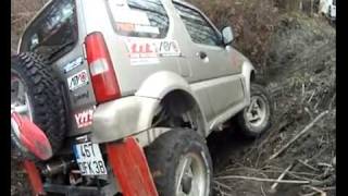 jimny off road VS samurai zanfi VS Partol Y61 ジムニー JB43 [upl. by Camella]