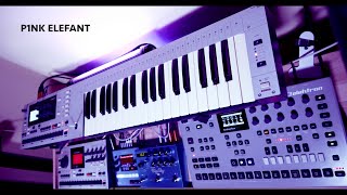 P1NK ELEFANT Monomachine SFX6 Machinedrum Analog4 Strymon BigSky [upl. by Oesile]