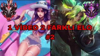 2 FARKLI ELOYU TAŞIYAN KRALİÇELER  GRANDMASTER  MASTER ELO Wild Rift Zeri  Caitlyn Gameplay [upl. by Fe]