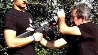 KRAV MAGA TRAINING • M4 disarm rifle • Kapap [upl. by Berga]