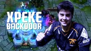 xPeke backdoor vs SK Gaming Intel Extreme Masters Katowice [upl. by Birkle]