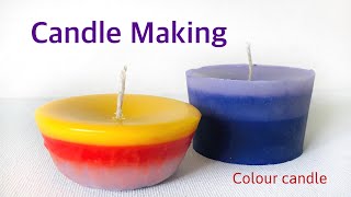 How to make candles manually at home stepbystep bohol business candle tutorial [upl. by Ally]