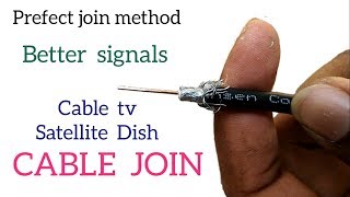 How to extend a coaxial cable for your TV or satellite receiver [upl. by Massimo]