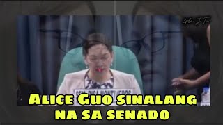 Unang interogasyon ni Alice Guo Sa Senado [upl. by Boak129]