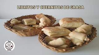 Libritos y cuernitos de grasa caseros  fran cocina [upl. by Elsa]