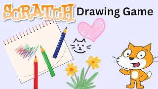 How To Make A Drawing Game on Scratch [upl. by Ykcir]