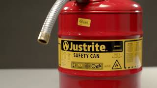 Justrite Type II Safety Cans [upl. by Tolland247]