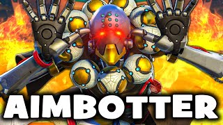 This Zenyatta Had Their AIMBOT Cranked To The MAX In Overwatch 2 [upl. by Hana]