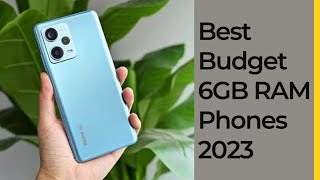 Top 5 Best Budget 6GB RAM Phones 2023 [upl. by Nayrb925]