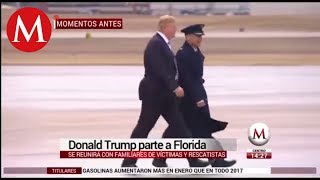 Trump viaja a Florida tras masacre en escuela [upl. by Nylisoj]