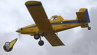 Air Tractor AT402b agricultural aircraft demo [upl. by Annia866]