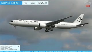 🔴 NEW Location Plane Spotting  Sydney Airport SYD watching aircraft land n takeoff wKurt  ATC 🔴 [upl. by Ennoved922]