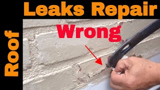 Flat Roof Leak Repair  Full details How to find leaks and Repair Any Roof leak [upl. by Ater36]