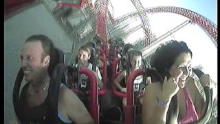 VIDEO DIVERTENTE MONTAGNA ROLLER COASTER RUSSA MIRABILANDIA ISPEED [upl. by Mcgaw]