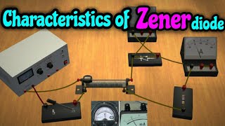 Characteristics of Zener diode experiment  zener diode  VI graph of zener diode  class 12 zener [upl. by Jerrol738]