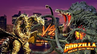 Keizer Ghidorah vs Biollante  GDBR [upl. by Ahsiekram848]