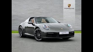 Porsche 911 Targa 4 992 in Aventurine Green Metallic  OPC Chester [upl. by Persse]