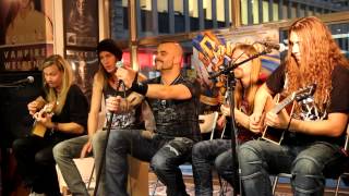 Sabaton live Acoustic at Bengans Stockholm  Entire Event [upl. by Sellers]