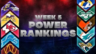 NFL Week 5 Power Rankings [upl. by Stelu]