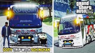 GTA 5 Masinagudi To Ooty Trip with Schinchan [upl. by Enwahs]