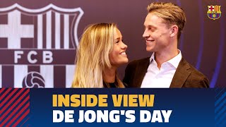 BEHIND THE SCENES Frenkie de Jongs presentation from the inside [upl. by Crist]