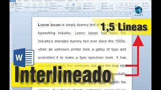 Cómo hacer Interlineado en Microsoft Word  aprende fácil y rápido [upl. by Reiche]