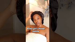 Broke girls shower routine for a glowing skin skincare showerroutines selfcare budgetfriendly [upl. by Leventhal]