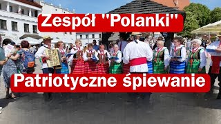 Patriotyczne śpiewanie na Rynku w Kazimierzu Zespół quotPolankiquot z Parchatki 3 maja 2024 r [upl. by Yesak]