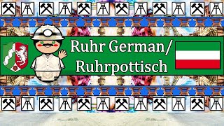 The Sound of the Ruhr German dialect  regiolect Numbers Greetings Words amp Sample Text [upl. by Mcclees]