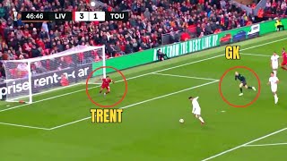 Trent AlexanderArnold Crazy Goal Line Save vs Toulouse  Darwin Open Goal  Liverpool 51 Toulouse [upl. by Mcnully]